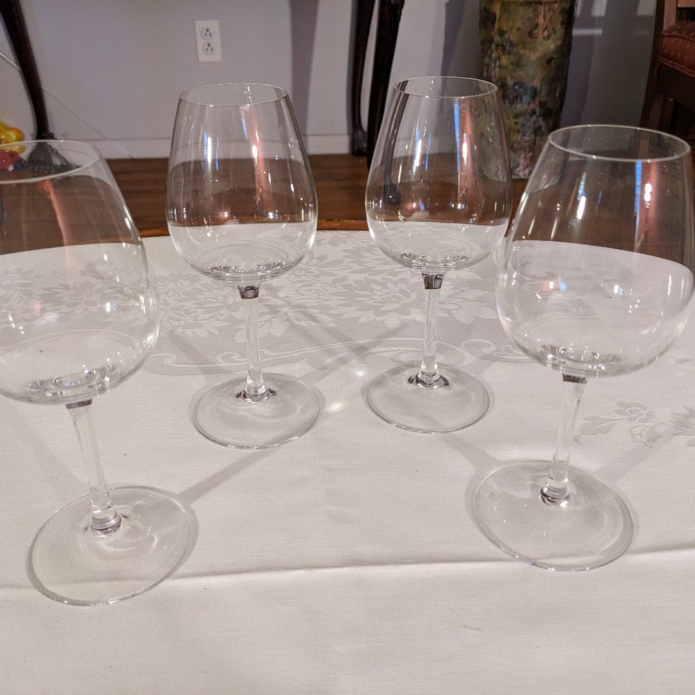 Villeroy & Boch Purismo White Dessert Wine 4 Glasses, 6.75"